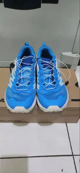 Sepatu Salomon Trail Run Sense Ride 5 Blue size 43 1/3