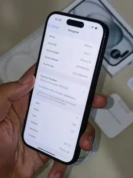 Iphone 15 like new umur baru 10 harian