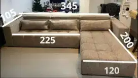 Jual sofa premium vinoti living aztec tipe 2 jumbo L Shape,14,1jt nego