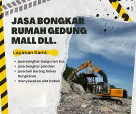 Jasa bongkar bangunan tua