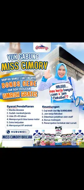 Lowongan kerja miss cimory