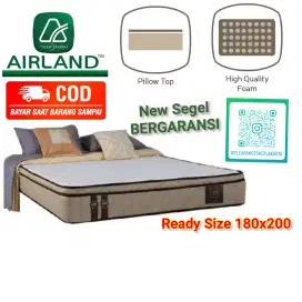 Kasur Airland Pillow Top 101 Size 180 Baru Segel Bergaransi