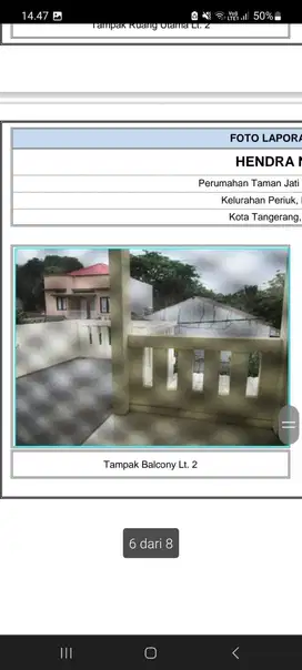 Dijual Rumah 2 lantai deket RS Hermina tangerang