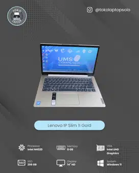 LENOVO IP SLIM 1I INTEL CELERON N4020 Ram 8GB SSD 256GB