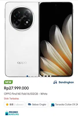 OPPO Find N5 Fold 16/512GB - White