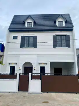 Rumah baru semi furnished,design cantik dan mewah di Depok Pamulang