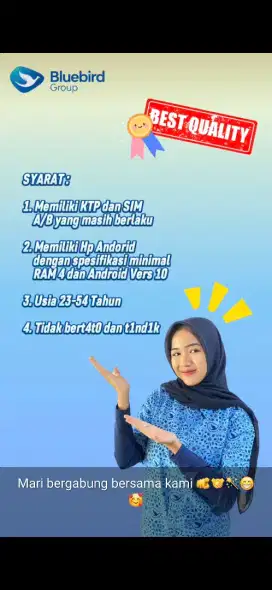 Lowongan Kerja Supir s/d 53 Tahun Sedia Mess Tempat Tinggal Dapat 5jt