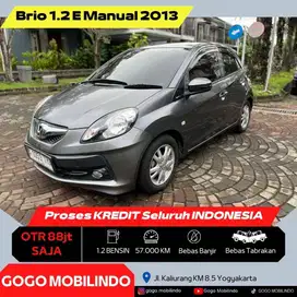 [Km57rb] Honda Brio E Manual 2013 ANTIK Kredit Murah