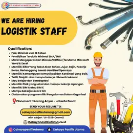 LOWONGAN STAFF LOGISTIK