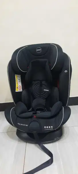 Preloved carseat babydoes full rotate 360