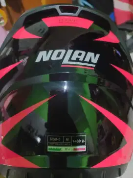 Nolan N60.5 Red On Black