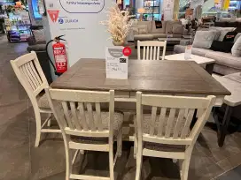DINING SET TABLE PROMO CICILAN BUNGA RENDAH BEBAS 1 KALI ANGSURAN
