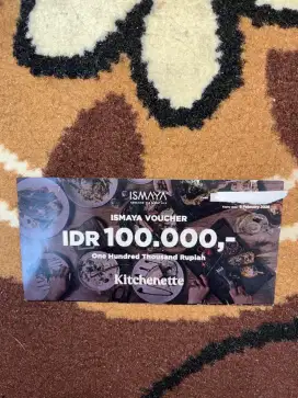 Voucher Kichenette 100k