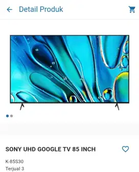 SONY UHD GOOGLE TV 85INC