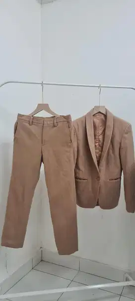 Jas pria coklat premium, blazer pria, jas blazer
