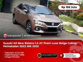 [PAJAK PANJANG] Suzuki Baleno 1.5 AT Prem Luxe Beige Coklat 2023 /2022