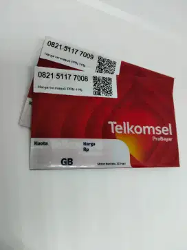 Nomor cantik Telkomsel couple aabbccx