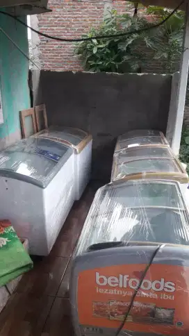 Freezer second rasa baru dingin beku merata & siap pakai