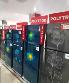 KULKAS POLYTRON SERIES PRB PINTU 2 || BUNGA SUPER RINGAN