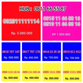 Obral Aneka Nomor Spektakuler Harga Kaki Lima