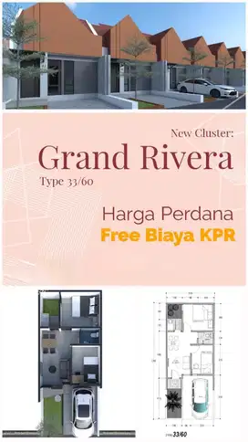 Rumah Terlaris d barombong Siap Huni Hnya dngn Dp 5jt,Grand Rivera