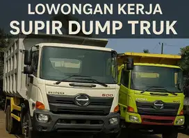 DICARI 50 SUPIR DUMP TRUK SEGERA