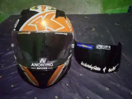 KYT R10 FULLFACE DAN TAS HELM LS2