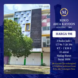 Ruko Area Kayoon Pusat Kota dkt Tunjungan Pemuda Gubeng Delta Plaza