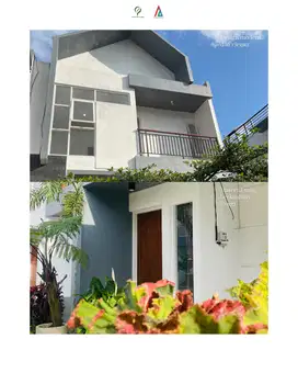 Rumah Villa Modern Asri DP murah View Gunung Kota Batu Dekat BNS Jatim