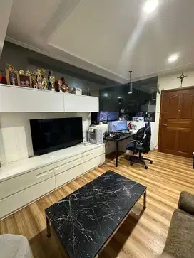 3BR jadi 2BR Apartemen Waterplace Tower B