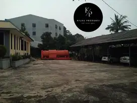 For sale Tanah dan bangunan kantor di pusat bisnis dekat taman mini ja