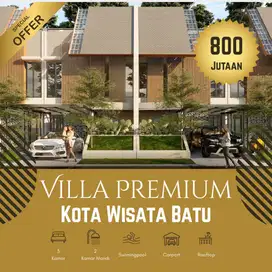 Villa Premium Kota Batu Malang Dekat Jawa Tiimur Park dan Banyak Kafe