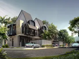 Hunian villa terbaik strategis dekat jalan raya
