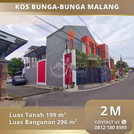 Bangunan Kos Baru Jalan Bunga-Bunga Kota Malang