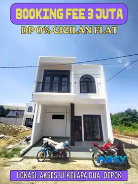 For Sale - Rumah eropa modern di kelapa dua Depok 2 menit Mako Brimob