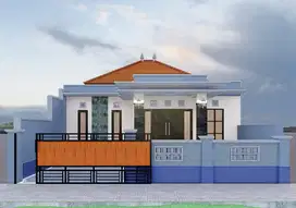 Jual rumah baru proses  pengerjaan  lantai 1 lokasi dalung permai