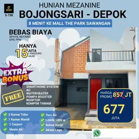 RUMAH MEZANINE DEKAT MALL THE PARK SAWANGAN
