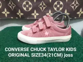 CONVERSE CT CLASIC ORIGINAL SIZE34(21cm)kndisi ok90% asli bkn lokal/kw