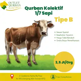 sapi 1/7 outlet qurban sawargi