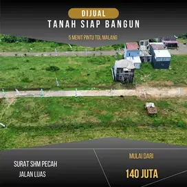 Tanah 8 menit Bandara Malang Siap Bangun