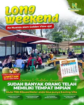 TANAH KAVLING STRATEGIS VIEW PEGUNUNGAN DEKAT WISATA LEGALITAS AMAN