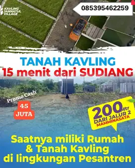 TANAH KAVLING SIAP BANGUN 200 METER DARI JALAN MAMMINASATA