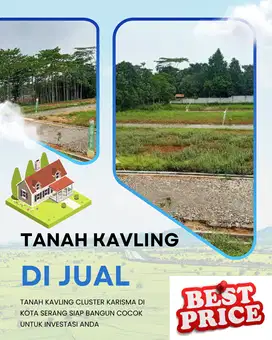 TANAH KAVLING DI KOTA SERANG LINGKUNGAN AMAN NYAMAN