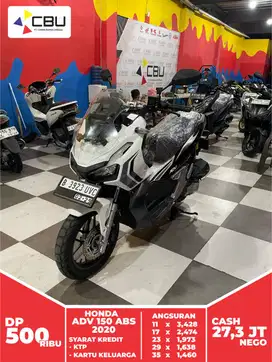 ( DP 500 ) ADV 150 ABS 2020 KTP Daerah & Rumah Kontrak Bisa