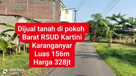 Dijual tanah strategis di Pokoh Barat RSUD Karanganyar