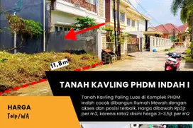 Tanah Nyaman dalam Komplek PHDM di Kalidoni PUSRI Palembang