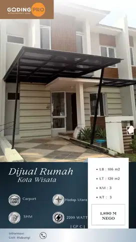 Rumah Cantik di Kota Wisata Cibubur