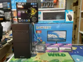 JUAL PC RAKITAN FULSET NEW - INTEL CORE I5 SIAP PAKAI - BISA CUSTOM