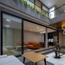 Rumah modern japanese insdustrial design full furnish 2 Lt