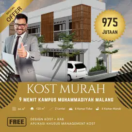 Kost Indent Bangun Murah Landungsari Malang Lokasi Asri dan Nyaman